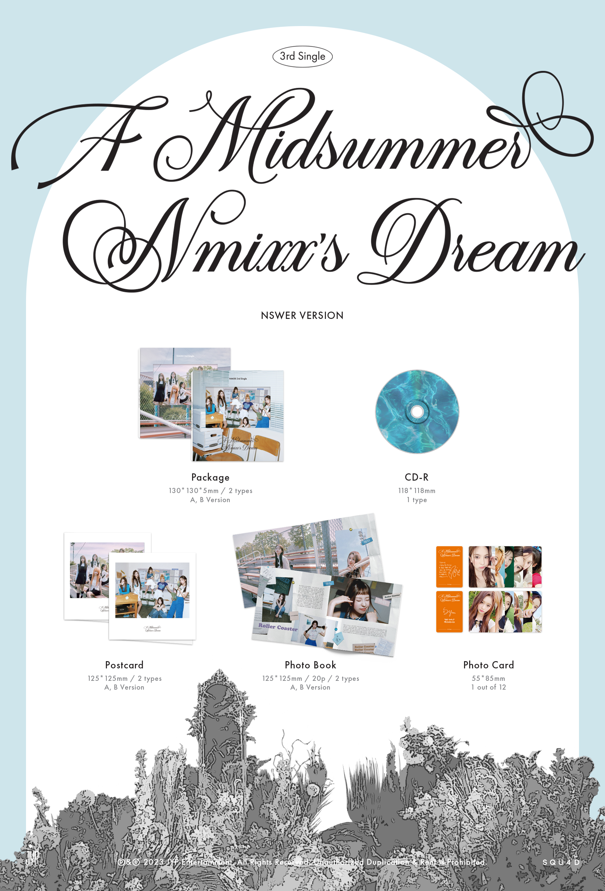 NMIXX - 3rd Single Album [A Midsummer NMIXX's Dream] (NSWER Ranom